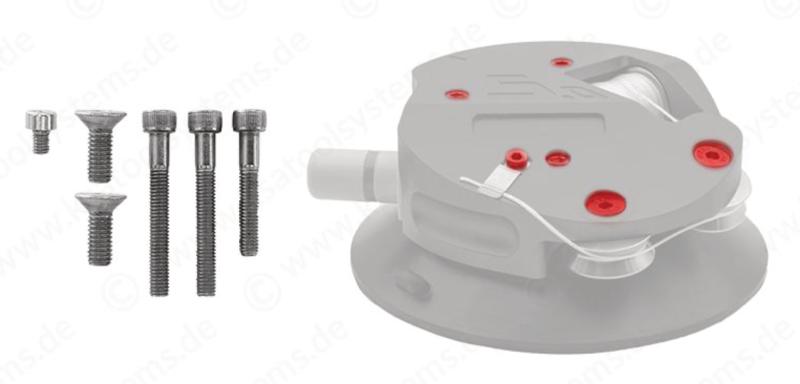 Ersatzteil Schraubenersatz 6-tlg. für Single Cut